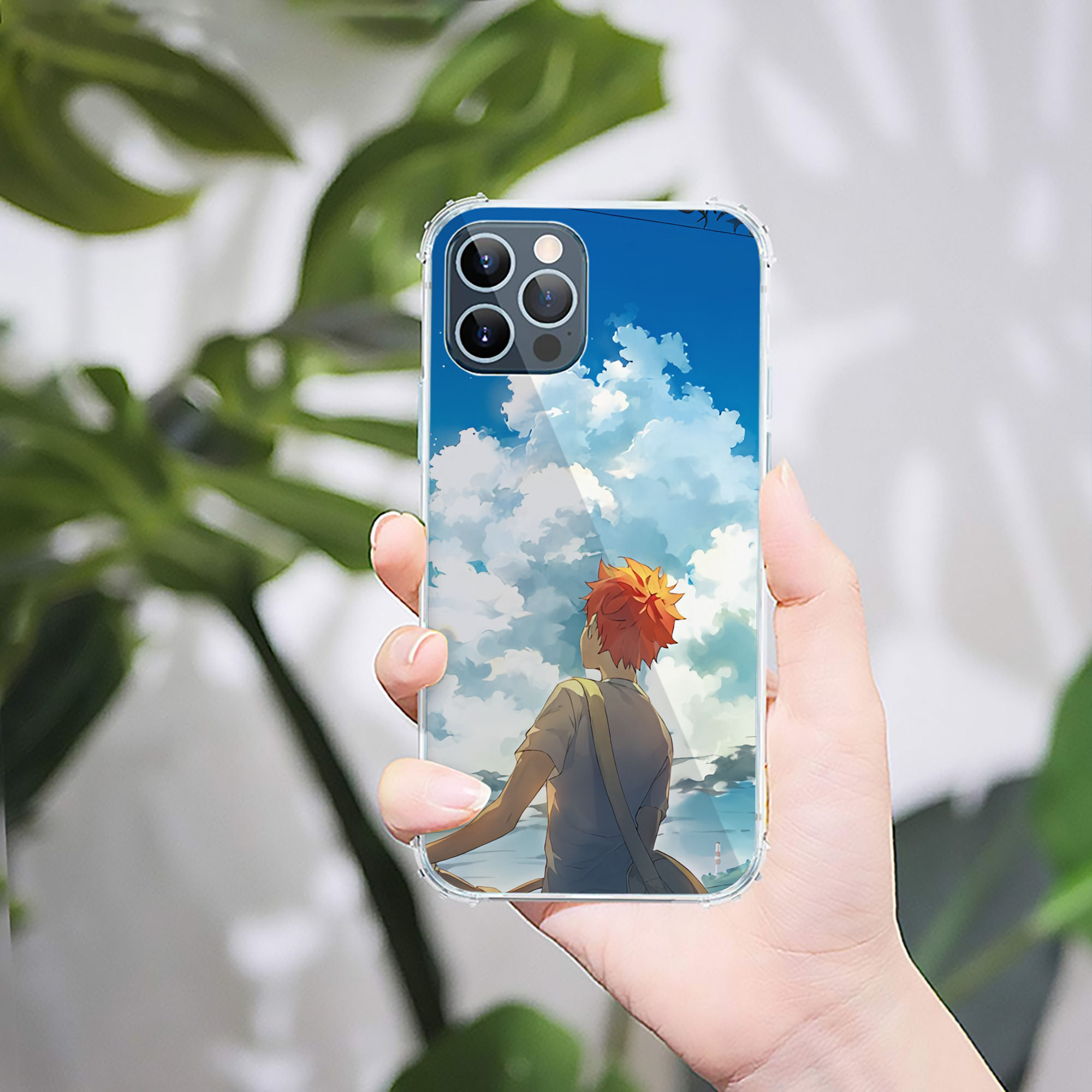 （画像用） ハイキュー!! Haikyu!! 【iPhone 12シリーズ対応】透明スマホケース（クリアソフトケース）